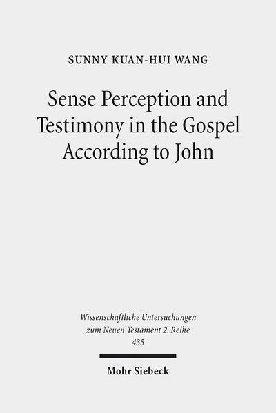 In this book, Sunny Kuan-Hui Wang explores the relationship between sense perception and testimony in the Gospel of John. While Johannine scholars tend to focus on one or the other, she shows that sense perception and testimony are both significant and are used together with the intention of drawing readers into the narrative so that they become witnesses in an emotionally engaged way. It is argued that John's use of sense perception together with testimony is rooted in Jewish literature. Yet John also employs a Graeco-Roman rhetorical technique, enargeia, which appeals to the persuasive power of sense perception to make his narrative vivid. John does not downplay sense perception. Rather, he uses it in the context of testimony as a means of persuasion to draw the readers, in their imagination, into the experience of the first disciples and thus deeper into faith and witness.