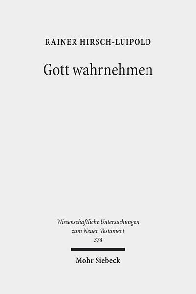 Wunderbar wohlschmeckender Wein auf der Zunge, Todesgeruch in der Nase und den Finger in der Wunde zur Vergewisserung der Botschaft des neuen Lebens: Ausgerechnet das "geistliche Evangelium" enthält ausgesprochen sinnlich-körperliche Erzählungen. Rainer Hirsch-Luipold interpretiert sie als Antwort auf die erkenntnistheoretische Problemanalyse: "Keiner hat Gott jemals gesehen" (Joh 1,18). Vom Gedanken der Fleischwerdung des göttlichen Logos her entwickelt das vierte Evangelium eine christologisch zentrierte Ästhetik des Unsichtbaren. Über Augen, Mund und Nase der ersten Zeugen erhalten die Leserinnen und Leser die Möglichkeit der Wahrnehmung Gottes in der Begegnung mir Jesus. Gemäß der soteriologischen Pragmatik des Evangeliums werden sie dadurch über Gotteserkenntnis und Glauben zum Leben geführt. Ausgehend von drei exemplarischen Erzählungen entwirft der Autor eine Gesamtsicht der literarischen Technik, Pragmatik und Theologie des vierten Evangeliums.