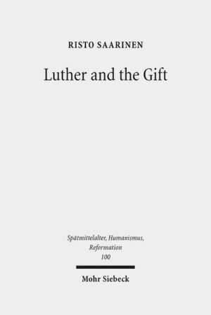 Recent anthropological, linguistic, and philosophical studies have significantly increased our understanding of the gift and related phenomena, such as hospitality and charity. While their results can only very carefully be applied to historical theological sources, they do resemble classical discussions on neighbourly love, the administration of sacraments, the handing over of tradition, free will, and God's mercy. In this book, Risto Saarinen studies Martin Luther's understanding of the gift and related issues, such as favours and benefits, faith and justification, virtues and merits, ethics and doctrine, law and Christ. The historical motivation behind this focus consists in the insight that Luther both continues and criticizes the classical, medieval, and Humanist discussions regarding the differences and parallels between gifts and sales. The gift is for the reformers a multidimensional concept that needs to be understood in many different contexts of the verb "give". This historical understanding paves the way towards an adequate systematic theology of the gift.