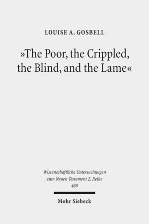 The New Testament gospels feature numerous social exchanges between Jesus and people with various physical and sensory disabilities. Despite this, traditional biblical scholarship has not seen these people as agents in their own right but existing only to highlight the actions of Jesus as a miracle worker. In this study, Louise A. Gosbell uses disability as a lens through which to explore a number of these passages anew. Using the cultural model of disability as the theoretical basis, she explores the way that the gospel writers, as with other writers of the ancient world, used the language of disability as a means of understanding, organising, and interpreting the experiences of humanity. Her investigation highlights the ways in which the gospel writers reinforce and reflect, as well as subvert, culturally-driven constructions of disability in the ancient world.