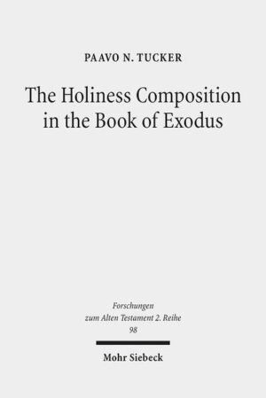 In this study, Paavo N. Tucker considers the different models of formation for the Priestly literature of the Pentateuch through an analysis of the Priestly texts in Exodus and how they relate to the Holiness Code in Lev 17-26. The texts in Exodus that are traditionally assigned to the Priestly Grundschrift are not concerned with the priestly matters of Exod 25-Lev 16, but are better understood as relating to the language, theology, and concerns of Lev 17-26, and should be assigned to the same strata of H with Lev 17-26. The same applies to the Priestly narratives beginning in Gen 1. The Priestly literature in Gen 1-Lev 26 form a composition that develops the themes of creation, Sabbath, sanctuary, and covenant to their climactic expression and culmination in the legal promulgation and ethical paraenesis of H in Lev 17-26. The author shows that, rather than being a "Priestly composition" as Erhard Blum argues, it is more fitting to see this literature as an "H composition," which weaves narrative and law together in order to motivate obedience to the laws of Lev 17-26.