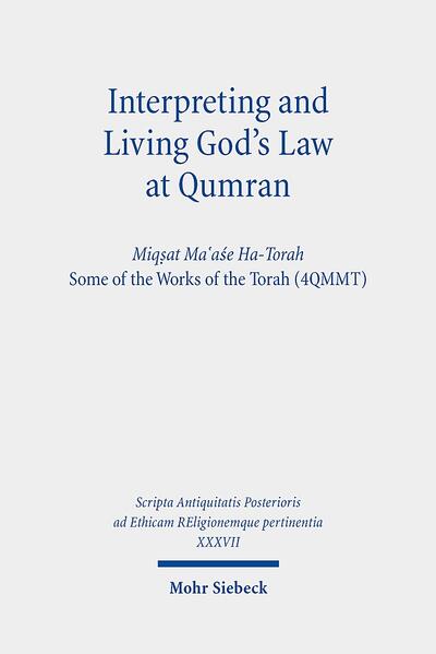 The text Miqṣat Ma῾aśe Ha-Torah, Some of the Works of the Torah (4QMMT), is one of the most interesting texts among the famous Dead Sea Scrolls discovered near the settlement of Khirbet Qumran and its vicinity in the middle of the twentieth century and by now published in full. It is a writing in the form of a letter by an unknown author to an equally unknown addressee, written in second person singular and plural. This document is the earliest evidence of a proper interpretation of the Jewish Torah, the so-called Halakhah, from pre-Christian, Hellenistic times as it later became customary and widely attested in rabbinical Judaism. This volume-after a short introduction on the findings at the Dead Sea in general and the text Miqṣat Ma῾aśe Ha-Torah in particular-provides a new edition and translation as well as several contributions from renowned scholars on the manuscripts, the language and content plus literary and historical contexts of this writing.