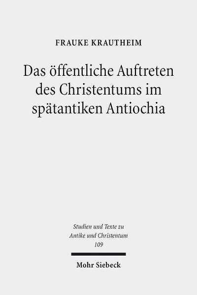 Seit dem 1. Jahrhundert fasste das Christentum in Antiochia Fuß. Die Stadt wurde ein wichtiges Zentrum für die Ausbreitung des Christentums, aber noch im 4. Jahrhundert prägten hellenistische Elemente die Metropole. Eine vielfältige Unterhaltungskultur bestimmte das öffentliche Leben und gewährte den Zusammenhalt der heterogenen Bevölkerung. Mit dieser Situation war der christliche Prediger Johannes Chrysostomos konfrontiert. Als aufmerksamer Beobachter seiner Umwelt gebrauchte er in seinen Predigten Metaphern, die Aspekte des urbanen Lebensrhythmus' aufnehmen, um seine Botschaft verständlich und attraktiv zu vermitteln. Frauke Krautheim analysiert die Strategie des Predigers, das Christentum zu den bestehenden topographischen, kulturellen wie religiösen Gegebenheiten in Konkurrenz zu setzen, um so die Identität mit dem christlichen Glauben zu stärken. Besondere Berücksichtigung findet hierbei die Agonmetaphorik in ausgewählten Märtyrerpredigten des Stadtpredigers.