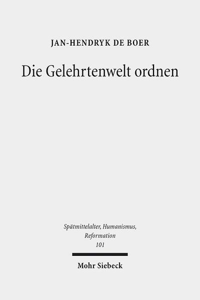 Jan-Hendryk de Boer untersucht in dieser Studie den Umbruch in der Gelehrtenwelt des römisch-deutschen Reichs am Ende des 15. und zu Beginn des 16. Jahrhunderts. Er zeigt, wie sich in diesem Zeitraum der hegemoniale Humanismus als eine neue diskursive Formation ausbildete. Diese organisierte die humanistische Bewegung wie auch deren Verhältnis zur Scholastik und schließlich den Ort des Humanismus in der Gelehrtenwelt insgesamt um. Nachdem humanistische Ideen zunächst relativ problemlos Aufnahme gefunden hatten, beanspruchten die Vertreter des hegemonialen Humanismus als Dichter, Grammatiker und Philologen für sich allein, über nützliche Fertigkeiten und relevantes Wissen zu verfügen. In einem Kulturtransfer der entsprechenden italienischen Entwicklungen wurde so ein scholastisch-humanistischer Antagonismus erzeugt, der bis in die heutige Forschung nachwirkt.