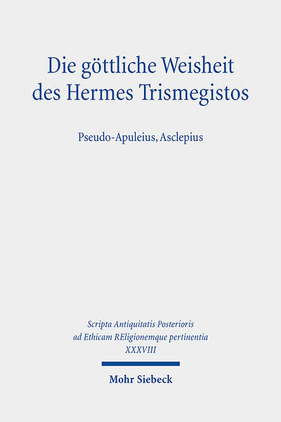 Als aus dem Griechischen übersetzter Lehrdialog ist der lateinische Asclepius ein wichtiger Textzeuge des Hermetismus, einer geistigen Bewegung, die aus der Begegnung von Griechen und Ägyptern erwuchs und im 1. bis 4. Jahrhundert n. Chr. blühte. Ihr namengebender Lehrer ist Hermes Trismegistos. Im Asclepius belehrt er seinen Schüler Asclepius über die Natur Gottes und seiner Schöpfung und über die Stellung des Menschen in der Welt. Eingebunden ist ein apokalyptischer Passus, der den Untergang Ägyptens voraussagt. Der vorliegende Band enthält den lateinischen Text, eine Übersetzung mit Kommentar und sechs Aufsätze, die den Asclepius und den Hermetismus im Blick auf die ägyptisch-griechische Misch-Kultur ihrer Entstehungszeit, die platonische Philosophie, die Tradition apokalyptischer Literatur und die Nachwirkung in Mittelalter und Renaissance untersuchen. Text und Übersetzung einer fragmentarisch überlieferten koptischen Parallelversion sind beigefügt.