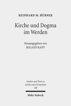 Der Band versammelt vierzehn Aufsätze Hübners aus den Jahren 1972-2017, darunter eine neue, bislang ungedruckte Abhandlung über monarchianische Hintergründe der Johannessakten. Die anderen Studien behandeln u.a. die Anfänge kirchlicher Ämter, die Ignatianen des 2. Jahrhunderts, die ursprüngliche Bedeutung des Ausdrucks "Katholische Kirche", das Problem der Hellenisierung, verschiedene dem Apolinarius von Laodicea zuzuschreibende Texte und Ideen, die Schrift Gregors von Nyssa über ousia und hypostasis, den Beitrag des Basilius zur Trinitätslehre und den Weg zur Zweinaturenlehre von Chalcedon. So erforderlich, schließen sich teils ausführliche Addenda et Corrigenda an. Eine neu geschriebene Einleitung Hübners arbeitet Zusammenhänge zwischen den Aufsätzen heraus und bietet Überlegungen zur neueren und künftigen Forschung. Der abschließende Aufsatz skizziert auf dem Hintergrund der Arbeiten des Autors seine Sicht des Weges zur christologischen Zweinaturenlehre.