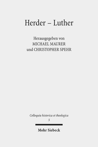 Wissenschaftler verschiedener Fachrichtungen (Theologen, Historiker, Pädagogen, Literaturwissenschaftler und Musikwissenschaftler) haben sich 2017 mit der Frage befasst, wie weit Johann Gottfried Herder (1744-1803) durch eine Interpretation seiner Position in Weimar als Superintendent besser verstanden werden könnte, arbeitend unter dem Bilde Luthers, sich diesem lebenslang verpflichtet fühlend auch als Aufklärer. Kann man den "Theologen unter den Klassikern" aus dem Geflecht der Beziehungen zu Goethe, Schiller und Wieland lösen, aus seinen Beziehungen zum Hof, zur Stadt, zur Schule in Weimar? Andererseits lebte er autonom aus der Idee, das Erbe der Reformation für eine neue Zeit umformen zu müssen. Aus diesen Fragestellungen fällt neues Licht auf die deutsche Geistesgeschichte, auf die Herder gerade als Protestant maßgeblich eingewirkt hat.