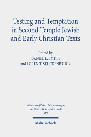 From the Wisdom of Ben Sira to the writings of Paul, many Second Temple Jewish and early Christian texts recognize the inescapable role of testing and temptation in human experience. Though God is often presented as one who tests, testing is also attributed to Satan, Mastema, the people of God, and individual humans. How did ancient interpreters react to texts that depict the God of Israel as testing, tested, or intervening on behalf of those undergoing a test? What assumptions do authors have about the role of testing in human experience? How does the vocabulary used for testing and temptation influence the meaning of the text? The essays in the present volume constitute an opening foray into addressing these questions, and this volume aims to catalyze further research into additional dimensions of testing and overlooked motifs in the relevant literature.