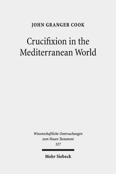 John Granger Cook traces the use of the penalty by the Romans until its probable abolition by Constantine. Rabbinic and legal sources are not neglected. The material contributes to the understanding of the crucifixion of Jesus and has implications for the theologies of the cross in the New Testament. Images and photographs are included in this volume. "Cook has offered the guild of classicists and New Testament scholars much more: an immensely detailed depiction of crucifixion in the ancient world replete with insightful commentary and illuminating images that will likely become the standard in the field for generations to come." Charles L. Quarles in Review of Biblical Literature, http://www.bookreviews.org (04/2015) "This is a major and substantial work that will be a valuable resource for many years to come. Cook … provides a thorough and deeply documented study of the practice and meaning of crucifixion as a form of capital punishment in the ancient Mediterranean world." Donald Senior in The Bible Today 2014, p. 375-376 "This volume, with its encyclopedic scope, is the most thorough treatment of the subject yet produced. Cook has done a lifetime's work here and he deserves our appreciation for assembling such a complex, thorough, and useful work." Jim West on http://zwingliusredivivus.wordpress.com/2014/10/03/crucifixion-in-the-mediterranean-world/