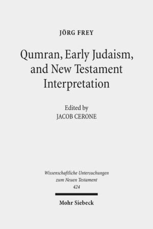 The articles collected here present the fruits of 25 years of scholarship on Qumran and the New Testament. The author situates the New Testament within the pluralistic context of Second Temple Judaism, presents detailed overviews on the discoveries from Qumran, the source value of the ancient texts on the Essenes, the interpretation of the archaeological site, the various forms of dualism within the texts, the development of apocalyptic thought, Qumran meals, and scriptural authority in the Scrolls. He evaluates the various patterns of relating Jesus and the apostles to the Scrolls or the Qumran community, presents methodological reflections on comparisons and detailed surveys of the most important insights from the Qumran discoveries for the understanding of Jesus, Paul, and the Fourth Gospel. This volume demonstrates how the discovery of the Scrolls has influenced and changed New Testament scholarship.