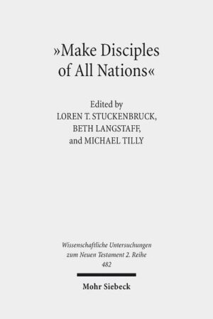 The "Great Commission," which Jesus gave to his disciples according to Matthew 28:19-20, is seen in Christianity as the origin of the mission and the practice of baptism in the church. This text has undergone a great deal of intensive exegesis. In the last 300 years in particular, it was the basis for the missionary work done by many Western churches in all parts of the world, and apart from its significance for the motivation and validation of religious mission, this text was also used as a means of strengthening colonial ideas and interests in developing countries. This volume deals with aspects of the early Christian mission. The articles, which were presented originally at a symposium which took place from 30 September to 1 October 2014, cover problem areas in New Testament exegesis (Gospels, Acts, Paul and Deutero-Pauline letters) as well as in church history (referring to traditions of mission in Africa and Asia), and together they provide an introduction into possible interpretations and perspectives that emerge when reading selected literature attentively.