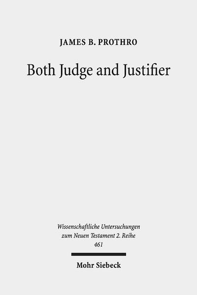 Paul often says that God "justifies" people in Christ, but what does that mean God does? The language appears legal, but many other interpretations have been suggested. Beginning from the use of this language in Judaism and early Christianity, James B. Prothro investigates biblical legal conflicts and the terminology of "justification" in Paul's letters to determine what it means for Paul to say that God as judge is the "justifier" of those who trust in Christ.