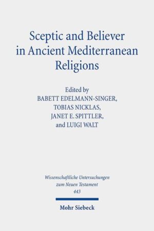 What are the roles of doubt and scepticism in the religious landscape of the ancient Mediterranean? How is doubt expressed within a specific religious community, and what reactions does it provoke? How does "insider doubt" differ from the sceptical attitude of outsiders? Exploring these questions with respect to a wide range of religious contexts and topics (including early Christianity, Greco-Roman religions, Egyptian religions, astrology, and magic), the essays in this volume confirm the thesis that doubting one's own religious tradition is not simply a "Western" post-Enlightenment phenomenon. On the contrary, ancient religions offered opportunities and contexts wherein aspects of doubt are not just tolerated but accepted