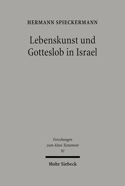 Der Band enthält Studien Hermann Spieckermanns zur Weisheitsliteratur, zu den Psalmen und zur alttestamentlichen Theologie. Einige Texte sind bisher unveröffentlicht gewesen, die anderen zumeist im letzten Jahrzehnt verfasst und für die Neuedition gründlich überarbeitet worden. Die Überarbeitung musste tief eingreifen, weil das Ensemble einem neuen Zweck dienen soll. Mit den ausgewählten Studien will der Autor den Zusammenhang von Weisheit, Gebet und alttestamentlicher Theologie erhellen. Es sind Sondierungen einerseits in der Welt des Wissens und Betens, andererseits im Themen- und Problembereich alttestamentlicher Theologie. Das Ergebnis soll zum Nachdenken über den Beitrag von Weisheit und Psalter zur alttestamentlichen Theologie anregen. Lebenskunst und Gotteslob werden als die theologischen Brennpunkte identifiziert, die wie in einer Ellipse das Ganze alttestamentlicher Theologie zu umgreifen und zu durchdringen vermögen. "Spieckermann bietet tiefschürfende Beiträge zur alttestamentlichen Theologie und zieht die Linien biblisch-theologisch ins Neue Testament weiter. Dabei gelingen ihm äußerst bereichernde Einblicke." Manfred Dreytza in Jahrbuch für Evangelikale Theologie 30 (2016), S. 232-235 "Die fundierte Kenntnis der Fachliteratur hinter den Aufsätzen mündet in einer Sprache, die nicht nur die FachkollegInnen, sondern gerade auch die theologischen PraktikerInnen unmittelbar anspricht." Hermann Michael Niemann in Jahrbuch für Liturgik und Hymnologie 2016, S. 74