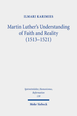 Ilmari Karimies investigates Martin Luther's understanding of reality and faith. He examines Luther's understanding of reality from three perspectives: firstly God as the self-giving highest good uniting opposites and hiding beneath them