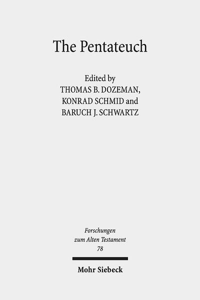 The present volume contains a collection of articles from an international conference in Zürich that brought together leading voices from North America, Europe, and Israel to evaluate the present state of research on the composition of the Pentateuch. The aim of the conference was to clarify differences in methodology and to identify points of convergence in the present state of pentateuchal research as a basis for further discussion. "The essays in this volume provide important insights about the way toward a better understanding of the Pentateuch's literary development." Angela Roskop Erisman in Journal of the American Oriental Society 133.3 (2013), p. 551-553