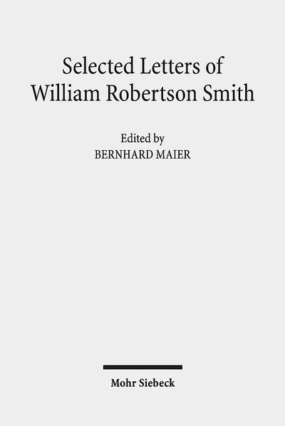 William Robertson Smith (1846-1894) is generally considered to be among the most important pioneers of Biblical Criticism, Social Anthropology and Comparative Religious Studies. This volume contains ca. 400 letters to his family, friends, and colleagues, spanning the period from his early student days in 1863 to his final illness in 1894 and covering a wide range of topics. Among the recipients of the letters are his parents, his siblings, his close friends and confidants John Sutherland Black and Thomas Martin Lindsay, his teacher in Arabic, Paul de Lagarde, and such notable men of learning as the Old Testament scholars Julius Wellhausen and Abraham Kuenen, the Arabists Jan de Goeje and Theodor Nöldeke, the politician James Bryce, the social anthropologist James George Frazer, the artist George Reid, the physicist Peter Guthrie Tait, and the mathematicians Felix Klein and Max Noether.