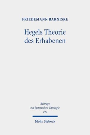 Das Erhabene dient Hegel zur ästhetischen Beschreibung des Judentums und verdeutlicht die enge Verbindung von Kunst und Religion in seinem Denken. Friedemann Barniske erschließt Hegels Begriff des Erhabenen vor dem Hintergrund seiner Logik und Symboltheorie, sodass sich theologische Perspektiven für das moderne Christentum eröffnen. Hegels Ästhetik spannt einen religionsgeschichtlichen Bogen u.a. vom alten Indien über die persische Dichtung und die hebräische Gottesvorstellung des Alten Testaments bis zur christlichen Romantik. Dabei wird jeweils das Zusammenspiel von ideeller Bedeutung und sinnlicher Gestalt zum Kriterium der einzelnen Spielarten von Kunst und Religion. Dem Erhabenen schreibt Hegel die besondere Rolle zu, die Unmöglichkeit eines angemessenen Ausdrucks des Göttlichen zur Sprache zu bringen. Darin liegt auch das Potenzial der Erhabenheit für das Christentum der Gegenwart.