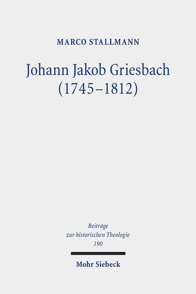 Der Aufklärungstheologe Johann Jakob Griesbach repräsentiert über seine Bedeutung als Pionier neutestamentlicher Textforschung hinaus eine praktische Reformbewegung, die die Notwendigkeit einer Vermittlung zwischen moderner Wissenschaft und gelebter Religion angesichts gesellschaftlicher Umbrüche erkannt und die Theologie zukunftsträchtig transformiert hat. Seine Anleitung zum Studium der populären Dogmatik entwickelte sich ab 1779 vom beliebten Lehrbuch zu einem gattungsbegründenden Hauptwerk der Neologie, an dem sich zentrale Umformungen des zeitgenössischen Lehrbestands untersuchen lassen. Im Mittelpunkt der vorliegenden Studie von Marco Stallmann stehen zunächst Leben und Werk des Jenaer Theologen, um so den Horizont zu sichern für eine theologiegeschichtliche Analyse der Populardogmatik als aufklärerischer Textgattung. Ihre Verortung im vielschichtigen Diskurs um Theologie und Religion, Kirche und Christentum führt auf eine spezifische Vermittlungsstruktur, mit der die Theologie des 18. Jahrhunderts auf ihre Nachfolgegeneration vorausweist.