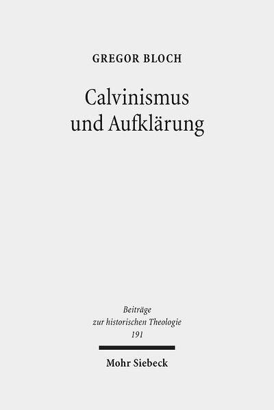 Die schottische Aufklärung hat mit Francis Hutcheson, David Hume und Adam Smith Philosophen von Weltrang hervorgebracht. Die Epoche und ihre Vertreter entstammen einer Kultur, die maßgeblich vom Calvinismus bestimmt ist. Welche Spuren dies in den Werken der schottischen Aufklärung hinterlassen hat, untersucht Gregor Bloch in diesem Buch in systematischer sowie theologie- und ideengeschichtlicher Perspektive. Im Zentrum steht dabei die praktische Philosophie-Ethik, Politik und Ökonomik-von Hutcheson, Hume und Smith, die unter Berücksichtigung der jeweiligen theologisch-religionsphilosophischen Konzeptionen analysiert werden. Mit der These vom "aufklärenden Calvinismus" wird darin nicht nur die genealogische Bedeutung des Calvinismus für die Aufklärung auf den Begriff gebracht, sondern zugleich auch die Transformation des schottischen Calvinismus selbst nachgezeichnet.