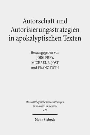 Der Band bietet eine breite Analyse und Reflexion der Autorschaftskonzepte und Autorisierungsstrategien in frühjüdischen und frühchristlichen apokalyptischen Texten. Dabei wird zunächst grundlegend nach der Bedeutung von Autorschaft und Autorisierungskonzepten in der Literaturwissenschaft gefragt, und die breite Vielfalt an Vorstellungen von Autorschaft in der griechisch-römischen Antike erhoben. Einzelbeiträge analysieren die Konstruktion von Autorschaft von den biblischen Prophetenbüchern über die Anfänge der jüdischen Apokalyptik in der Henochliteratur und im Danielbuch, das 4. Esra- und das 2. Baruchbuch und die Jakobsleiter bis in die rabbinische Literatur. Ein zweiter Hauptteil erörtert die Phänomene der Autorisierung und Autorschaftskonstruktion in christlichen Apokalypsen von der Johannesapokalypse und der Petrusapokalypse bis zur lateinischen Paulusapokalypse. Eine rezeptionsgeschichtliche Studie zur späten Nachwirkung der Apokalyptik in Dantes Göttlicher Komödie schließt den Band ab.