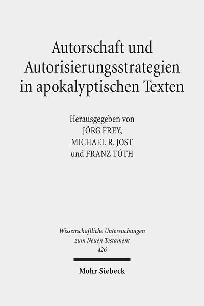 Der Band bietet eine breite Analyse und Reflexion der Autorschaftskonzepte und Autorisierungsstrategien in frühjüdischen und frühchristlichen apokalyptischen Texten. Dabei wird zunächst grundlegend nach der Bedeutung von Autorschaft und Autorisierungskonzepten in der Literaturwissenschaft gefragt, und die breite Vielfalt an Vorstellungen von Autorschaft in der griechisch-römischen Antike erhoben. Einzelbeiträge analysieren die Konstruktion von Autorschaft von den biblischen Prophetenbüchern über die Anfänge der jüdischen Apokalyptik in der Henochliteratur und im Danielbuch, das 4. Esra- und das 2. Baruchbuch und die Jakobsleiter bis in die rabbinische Literatur. Ein zweiter Hauptteil erörtert die Phänomene der Autorisierung und Autorschaftskonstruktion in christlichen Apokalypsen von der Johannesapokalypse und der Petrusapokalypse bis zur lateinischen Paulusapokalypse. Eine rezeptionsgeschichtliche Studie zur späten Nachwirkung der Apokalyptik in Dantes Göttlicher Komödie schließt den Band ab.