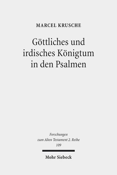 Impliziert die Rede von Gott als König Kritik an der Institution menschlichen Königtums? Gehören göttliches und irdisches Königtum eng zusammen? Oder stehen sie unverbunden nebeneinander? Auf der Grundlage der Psalmen und im Horizont altorientalischer Königtumsvorstellungen vergleicht Marcel Krusche die Konzeptionen von göttlichem und irdischem Königtum und beschreibt deren Verhältnis. Daraus ergibt sich, dass in den Psalmen zwar vereinzelt antithetische Verhältnisbestimmungen zur Sprache kommen, aber über weite Strecken eine harmonische Verbindung zwischen göttlicher und menschlicher Königsherrschaft vorausgesetzt ist, auch wenn sie in den JHWH-König-Psalmen und den Königspsalmen selten explizit ausgesprochen wird. Diese Zusammengehörigkeit zeigt sich nicht nur auf der Ebene der Einzelpsalmen, sondern auch in deren Anordnung in der Komposition des Psalters.