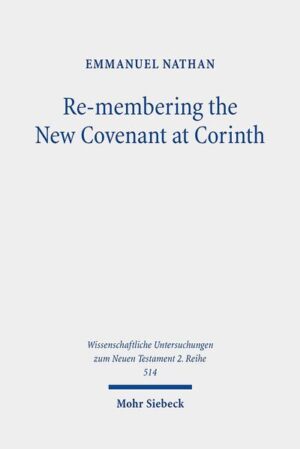 Emmanuel Nathan's study is driven by the hermeneutical question of whether the covenantal contrasts in 2 Cor 3, in which Paul's use of 'new covenant' in 2 Cor 3:6 is set in stark polemical antithesis to an 'old covenant' (2 Cor 3:14), lie at the origin of the later Christian self-understanding as members of a new covenant that replaced the old. In other words, can Paul be said to be the founder of formative 'Christianity', even if one nuances the term 'Christianity' as a sect within the Judaisms of Paul's time? Using social memory theory, the author reframes the larger question of Paul's continuity or discontinuity with Judaism and seeks instead to examine the ways in which Paul refracted, redeployed, and reconfigured existing traditions in service of local needs, among them the formation and transformation of character among his community at Corinth.