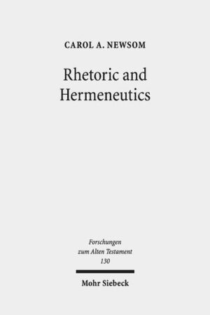 This collection of essays by Carol A. Newsom explores the indispensable role that rhetoric and hermeneutics play in the production and reception of biblical and Second Temple literature. Some of the essays are methodological and programmatic, while others provide extended case studies. Because rhetoric is, as Kenneth Burke put it, "a strategy for encompassing a situation," the analysis of rhetoric illumines the ways in which texts engage particular historical moments, shape and reshape communities, and even construct new models of self and agency. The essays in this book not only explore how ancient texts hermeneutically engage existing traditions but also how they themselves have become the objects of hermeneutical transformation in contexts ranging from ancient sectarian Judaism to the politics of post-World War I and II Germany and America to modern film criticism and feminist re-reading.