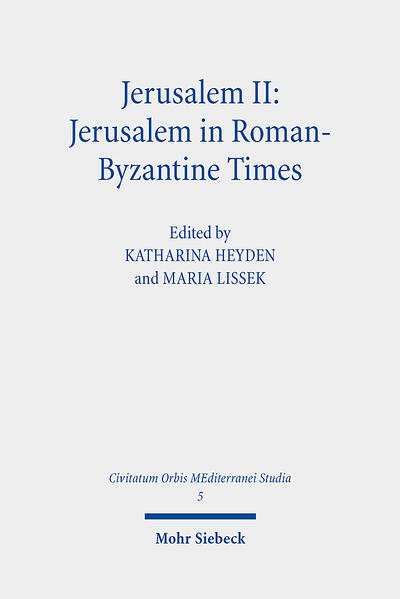 The present volume gives insights into the shape, life and claims of Jerusalem in Roman-Byzantine Times (2nd to 7th century). Regarding the history of religions and its impact on urbanistic issues, the city of Jerusalem is of special and paradigmatic interest. The coexistence and sometimes rivalry of Jewish, Hellenistic, Roman, Christian and later Islamic cults had an impact on urban planning. The city's importance as a centre of international pilgrimage and educational tourism affected demographic and institutional characteristics. Moreover, the rivalry between the various religious traditions at the holy places effected a plurivalent sacralisation of the urban area. To show transitions and transformations, coexistence and conflicts, seventeen articles by internationally distinguished researchers from different fields, such as archaeology, Christian theology, history, Jewish and Islamic studies, are brought together to constitute this collection of essays.