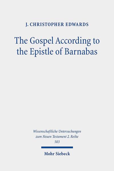 While the reasons for the initial parting of the ways between Barnabas' community and lived Judaism are irrecoverable, J. Christopher Edwards shows that Jesus became foundational for maintaining separation between "them" and "us." The author undertakes a thorough study of the epistle's Jesus traditions and demonstrates that Jesus is the rhetorical key to almost every argument in this early piece of Adversus Judaeos literature, whether it concerns the law, the covenant, the land, Yom Kippur, circumcision, baptism, the Sabbath, or the temple. No previous work has made the Jesus traditions in Barnabas the focus of its attention.