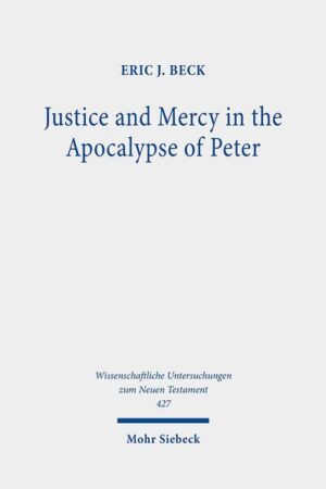 The Apocalypse of Peter, best known for its tour of hell, was a popular text in Early Christianity, but is largely neglected today. Eric J. Beck attempts to bring new life to the study of this text by challenging current assumptions regarding its manuscript tradition and primary purpose. By undertaking the first comparative analysis utilising all available manuscript evidence, the author creates a new translation of the text that at times advocates for the reliability of the oft neglected Akhmīm fragment. He then offers the first detailed analysis of the text in order to ascertain the purpose of the document. In so doing, he argues against a monitory interpretation of the text. Instead, Eric J. Beck suggests the text uses an integrated understanding of justice and mercy that is meant to encourage its readers to have compassion on those who receive punishment in the afterlife.