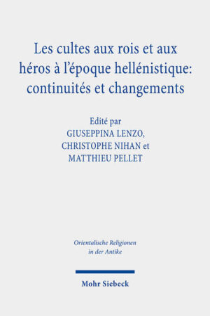 Ce volume porte sur l'évolution à l'époque hellénistique, et dans une perspective comparatiste, des cultes rendus aux rois et aux héros dans trois aires culturelles de l'Antiquité, soit l'Égypte, le Proche Orient (Mésopotamie et Levant) et la Grèce. Durant cette période, le culte royal, dans le cas de l'Égypte et de la Mésopotamie, ainsi que le culte héroïque, dans le cas de la Grèce, ont connu des transformations importantes, transformations qui sont à mettre en relation avec l'émergence et le développement d'une culture "hellénistique" dans le bassin méditerranéen. Le volume réunit une introduction en anglais évoquant la pertinence d'une approche comparatiste dans le cadre de cette thématique, ainsi que treize articles en français et en anglais.