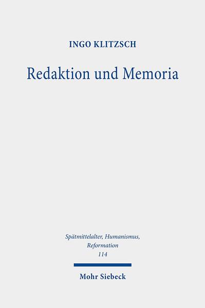 Die sogenannten "Tischreden" werden in der Luther- und Reformationsforschung vorrangig als "Materialsammlung" verwendet. Zu kurz kommt dabei die Frage, wie methodisch verantwortet mit diesen Überlieferungen umzugehen ist. Hier setzt Ingo Klitzsch an und geht innovative Wege. Er berücksichtigt Ansätze der kulturgeschichtlich ausgerichteten Erinnerungsforschung sowie exegetische und literaturwissenschaftliche Einsichten und zeigt auf, dass dieser Quellenbestand der zeitgenössischen Kompilationsliteratur im Allgemeinen und der Apophthegmatik im Besonderen zuzurechnen ist. Von hier entwickelt er Rahmenbedingungen einer gattungsadäquaten Methodik, die er exemplarisch anwendet. Erstmals wird deutlich, in welch hohem Maße und auf welche Weise die verschiedenen Überlieferungen durch die Interessen ihrer "Tradenten" geprägt sind: Die Überlieferungen sind weniger Zeugnisse einer ipsissima vox Lutheri als einer vielschichtigen Luthermemoria und ihrer Trägerkreise.