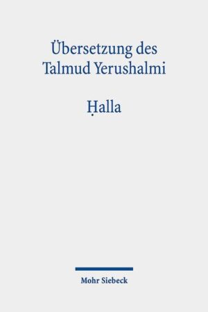 Der Traktat "Ḥalla" (Teighebe) ist der 9.Traktat der ersten Ordnung der Mischna (Zeraʿim), der im Talmud Yerushalmi einen ausführlichen Kommentar erhalten hat. Der Traktat behandelt das in Numeri 15,17-21 vorgeschriebene Gebot an die Israeliten, im Lande Israel eine Erstlingsgabe vom Brot des Landes (Israel) zu entrichten. Vom biblischen Text ausgehend, erörtern die rabbinischen Gelehrten das Konzept "Brot des Landes" als jeden im Lande Israel von einem Israeliten zubereiteten Brotteig, und setzten sich folglich mit allen möglichen Facetten dieses Gebotes auseinander. Der Traktat bietet einen einzigartigen Blick in das tägliche Leben jüdischer Menschen im spätantiken Palästina, bzw. auf einen der wichtigsten Aspekte des täglichen Lebens, nämlich die Zubereitung des Brotes, das weitgehend auch als Sammelbegriff für die menschliche Nahrung im Allgemeinen steht.