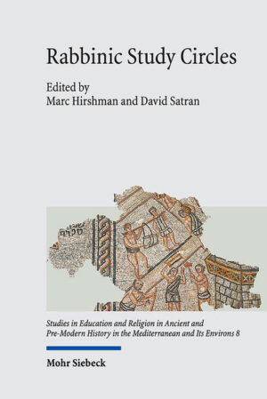 Taking account of a wide range of literary evidence and the most recent scholarship on the nature of education in Rabbinic Judaism of late antiquity, these studies examine new and varied aspects of the scriptural and intellectual infrastructure of the educational ethos, the tension between oral tradition and literary practice, and the central role of the rabbinic sage as pedagogical innovator and model. They also study the underlying influence of social and economic factors, the evolution of teaching techniques and frameworks, and the formative role of both midrashic mentality and mythopoetic currents. With an eye on the broader contexts of Greco-Roman culture and emergent Christianity, these essays follow the development of rabbinic ideas and institutions from the first centuries of the Common Era in Palestine through the flowering of centers of learning centuries later in Babylonia.