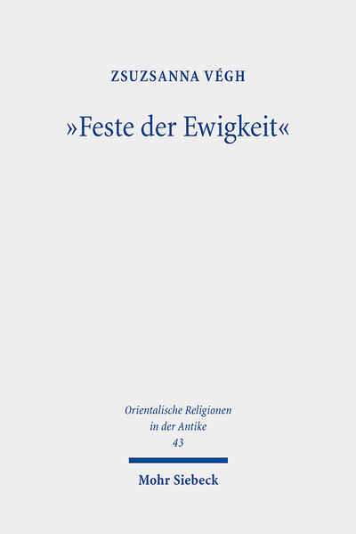 Die jährlich gefeierten Feste zu Ehren des Gottes Osiris, des Herrschers des Totenreiches, in der Stadt Abydos, Begräbnisort der frühesten Könige Ägyptens, zählten zu den wichtigsten religiösen Feierlichkeiten im alten Ägypten. Menschen aus dem ganzen Land reisten dorthin, um an den Feiern teilzunehmen und durch die Aufstellung einer Stele ihre ewige Festteilnahme zu sichern. In ihrer Studie bietet Zsuzsanna Végh eine systematische Untersuchung der Inschriften dieser Stelen und schafft dadurch eine umfassende Studie über Ursprung, Entwicklung und Gestaltung der Osirisfeste vom Alten (ca. 2686-2160 v. Chr.) bis ins Mittlere Reich (2055-1650 v. Chr.). Die Rekonstruktion, wie landesweit verbreitete religiöse Konzepte in die lokalen Kulte integriert wurden und dann die neu geschaffenen Vorstellungen überregional übernommen wurden, bietet ein faszinierendes Fallbeispiel für die Entstehung und Tradierung religiösen Wissens im Alten Ägypten.