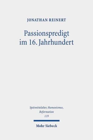 Die Passion Jesu Christi gehört zu den wichtigsten Themen der Theologie und Frömmigkeit des Spätmittelalters und der Frühen Neuzeit. In einer breit angelegten Studie geht Jonathan Reinert diesem zentralen Thema des christlichen Glaubens in volkssprachlichen Postillen des 16. Jahrhunderts nach. Er analysiert die Predigten Martin Luthers und weiterer vierzehn Autoren sowohl lutherischer als auch altgläubiger Provenienz über einen Zeitraum von 60 Jahren seit Beginn der Reformation. Dadurch kann er die eindrückliche Prägekraft von Luthers frühem Sermon von der Betrachtung des heiligen Leidens Christi (1519) für die Tradition der Wittenberger Reformation und darüber hinaus aufweisen, die Kernelemente lutherischer Passionspredigt herausarbeiten und eine überraschende Geschichte von Wechselwirkungen zwischen den entstehenden Konfessionen zutage fördern.