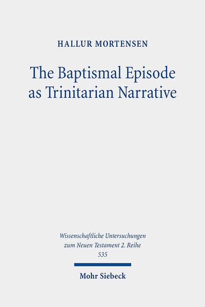 Hallur Mortensen examines the concept of God in Mark's Gospel, with particular emphasis on the baptismal scene of 1:9-11. This he closely relates to the beginning and end of the prologue (1:2-3 and 1:14-15) concerning the coming of the Lord, the gospel, and the kingdom of God. The allusions of the divine voice to Psalm 2 and Isaiah 42 reveal the function and identity of Jesus as the Son of God and thus also of God as the father of Jesus. The identity and descent of the Spirit at the baptism as an anointing is discussed in detail, and has a critical function in the coming of the kingdom and the defeat of Satan. These aspects are examined in the context of Jewish monotheism and what Hans W. Frei calls the "intention-action description" of identity-that 'being' is constituted by 'action'-and Mortensen thus argues that Mark's Gospel portrays a proto- and narrative trinitarian conception of God.