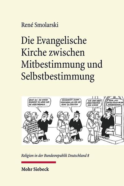 Die Entwicklung des Mitbestimmungsrechts in der Bundesrepublik Deutschland war seit dem Kriegsende immer wieder von heftigen Auseinandersetzungen geprägt. Auch von evangelischer Seite wurden im Untersuchungszeitraum immer wieder, und insbesondere im Vorfeld der verschiedenen Gesetzesinitiativen, Äußerungen zur Mitbestimmungsdebatte getätigt. Dies geschah sowohl durch offizielle Stellungnahmen als auch seitens verschiedener evangelischer Arbeitskreise und zahlreicher Einzelpersonen. Das Verhältnis von Protestantismus und Mitbestimmungsdebatte ist von besonderer Tragweite, da die Kirche von der Mitbestimmungsfrage nicht nur mittelbar als sozialethische Instanz berührt, sondern auch unmittelbar als einer der größten Arbeitgeber des Landes von den damit zusammenhängenden staatlichen Regelungen direkt betroffen war. Aus diesem Grund zeigt René Smolarski auf der Basis ausgewählter evangelischer Stellungnahmen die Ambivalenz der kirchlichen Position in dieser Frage auf.