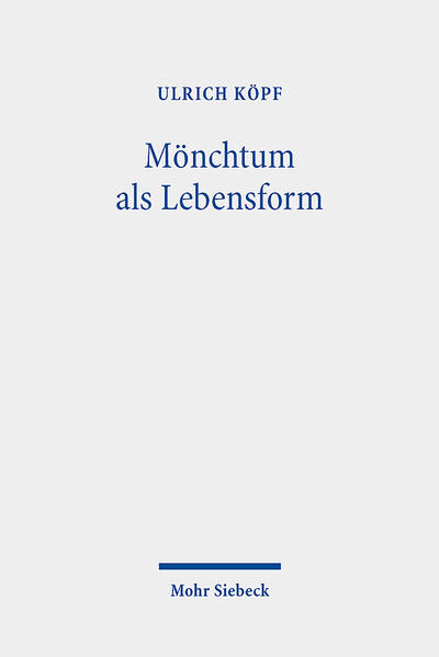 In mehr als 30 selbständigen Beiträgen, darunter auch unveröffentlichten, behandelt Ulrich Köpf verschiedene Grundfragen der vita religiosa, ihre wichtigsten Gemeinschaftsbildungen im Mittelalter sowie einzelne bedeutende Persönlichkeiten. Die Aufsätze sind vor allem dem benediktinischen Mönchtum, Zisterziensern und Kartäusern als den ersten christlichen Orden, Regularkanonikern (Augustiner-Chorherren), Franziskus von Assisi und den Franziskanern sowie religiösen Frauen (mit einem Schwerpunkt bei der franziskanisch geprägten Angela von Foligno) gewidmet. Daneben kommen auch verschiedene andere religiöse Gemeinschaften in den Blick. Das mittelalterliche Mönchtum wird in mehrfacher Hinsicht vor seinem altkirchlichen Hintergrund und manchen bis in die vorchristliche Antike zurückreichenden Traditionen betrachtet.