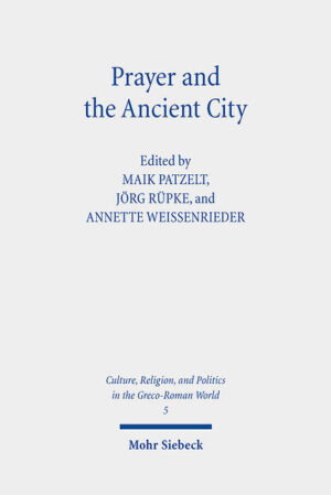 This volume is a first attempt to investigate the impact of urban space on prayers and related religious thought and belief in ancient religions from the first to the sixth century CE. Taking its lead from the spatial turn in scholarship, methodologically it is an attempt to replace the hitherto customary focus on the forms and semantics of prayer with an urban-spatial model. This model understands prayers as performances that are embedded and embodied in urban space as well as texts producing and inspired by imaginations of space. To allow for a broader comparison, this volume covers prayers and spaces of various religions all over the ancient Mediterranean, from Roman and North African polytheisms through early Christianity to Byzantine Christianity and early Islam.