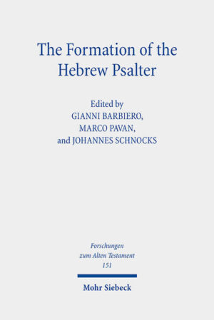 This volume, which is based on the papers given at a panel at the 2019 SBL International Meeting in Rome, represents current discourses in Psalms research. The past decades have been marked by the paradigm shift from form criticism to different exegetical approaches which consider the Book of Psalms as the literary context of the individual Psalms. More recently, it has been pointed out that the complex evidence given by the manuscripts from antiquity to the Middle Ages does not support the notion of a fixed canonical text as presupposed by some approaches. The present volume combines contributions about such basic considerations with studies of individual groups of Psalms. With different methodological and hermeneutical approaches, they open up perspectives on the interrelation between the origin, composition and reception of the Psalms.