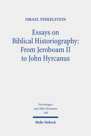 This volume is a collection of articles and new essays by Israel Finkelstein that offers an outline for reconstructing the evolution of biblical historiography over 700 years, starting with Israel in the early eighth century BCE and ending with the days of the Hasmoneans in the late second century BCE. Special emphasis is given to North Israelite traditions which were committed to writing in the days of Jeroboam II