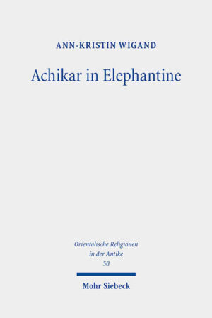 Die aramäische Achikarkomposition aus dem fünften Jahrhundert v. Chr. ist die älteste bekannte Überlieferung eines weit verbreiteten literarischen Stoffs. Ann-Kristin Wigand geht vom Fundort Elephantine aus und fragt in der vorliegenden Studie nach der Funktion und Rezeption des aramäischen Weisheitstextes im perserzeitlichen Ägypten. Die Untersuchung der Textgestalt in Verbindung mit dem literarischen und soziohistorischen Kontext zeigt, dass der Text zur Legitimierung der persischen Fremdmacht gedient haben kann und zur Ausbildung von Beamten in einem multiethnisch geprägten Umfeld genutzt wurde. Zugleich hat die aramäische Achikarkomposition Teil an einem regen literarischen Austausch zwischen aramäischer und demotischer Literatur in der Spätzeit. Die Autorin argumentiert, dass die Achikarkomposition dabei im Punkt der eingeforderten Loyalität zum Fremdherrscher als Gegenerzählung zu den demotischen Erzählungen gelesen werden kann.