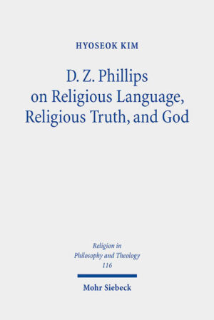 D. Z. Phillips (1934-2006) was one of the most influential, ingenious, and perhaps controversial thinkers in the Anglo-American philosophy of religion. In particular, he is widely regarded as a leading proponent of a Wittgensteinian approach to the philosophy of religion. While almost every book on religious language or Anglophone philosophy of religion deals with Phillips' thought or, at least, mentions his name, all too frequently his position has been grossly misunderstood and has often attracted unwarranted criticism from various sides. Seeking to offer a constructive presentation and critical discussion of Phillips' view of philosophy, religious language, religious truth, and God, Hyoseok Kim endeavors to resolve some misunderstandings, refute undue criticisms of Phillips' position, and make some suggestions concerning directions in which his view might and ought to be further developed.
