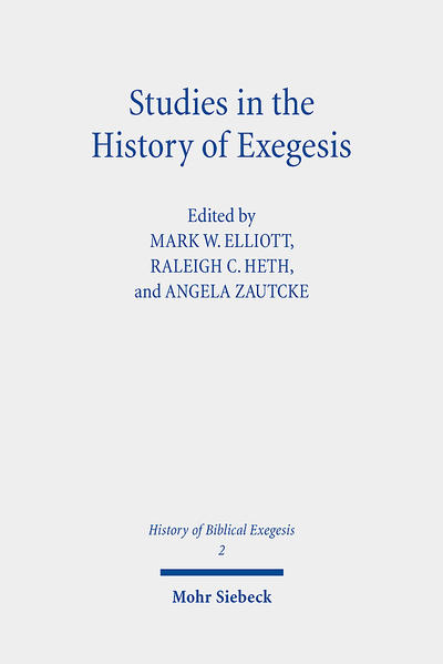 The present volume concerns the history of biblical interpretation and its ongoing significance in light of more cultural and material approaches to scriptural interpretation. The range and variety of insights arising from many key moments in the history of biblical interpretation and the ways in which Auslegungsgeschichte stays close to the words of the biblical text while also interpreting it in light of the message and the needs of the church in different ages: these lie at the centre of these contributions.