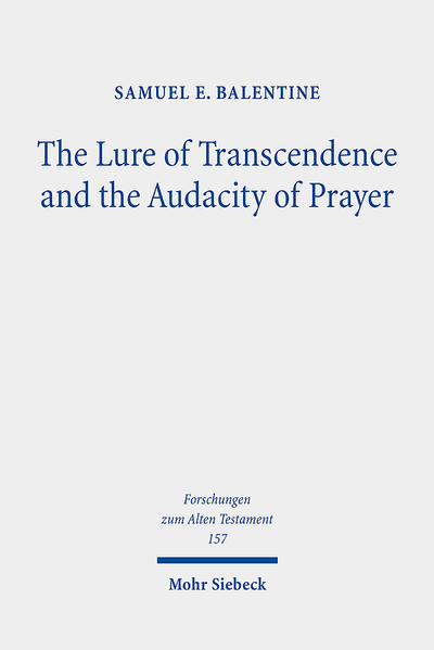 The discourse of prayer responds to the abiding lure of transcendence. From Gilgamesh to the primordial human beings in Eden to Odysseus, the quest for ultimate truths has summoned forth all manner of human effort-courageous, desperate, pious, impious, successful, failed, invited, forbidden-and like all such lures, one can never be certain whether the glimmer of transcendence is that of a bright and shining star that illuminates the shadows or only a shiny object that seduces one into an inescapable darkness (a fishing lure, for example). In this study, Samuel E. Balentine demonstrates how prayer's invocation of God transgresses the limits of human beings. The author shows how inviting, let alone commanding God to speak may be the "acme of bardic pretention," but in the ancient world such transgression characterizes the audacity of prayer.