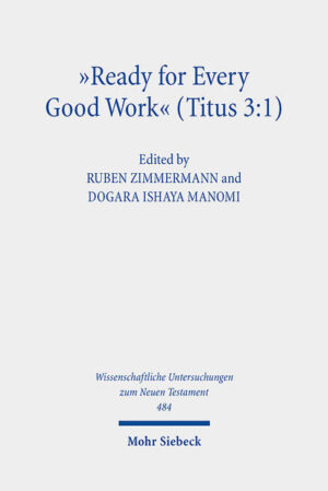 No one can deny that the letter to Titus is about ethics and morality. "Good deeds" are mentioned several times, virtue and vice catalogues describe good and bad ways of living, and a household code addresses the different groups in the community. The moral of the letter, however, has been deemed highly problematic because of issues pertaining to gender and the social position of women and slaves, the hierarchy of the leadership in the congregation, and the believer's attitude with respect to society and government. As a result, the letter's ethics have either been heavily criticized, ignored or neglected in scholarship. The present volume explores the ethics in Titus with new methodologies and from different perspectives, including a variety of hermeneutical frames of reading from scholars in different traditions and denominations.