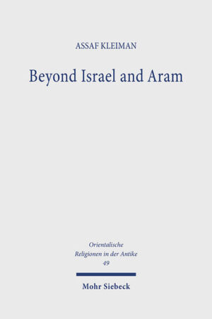 In this study, Assaf Kleiman discusses the settlement history and material culture of complex communities that flourished in the shadow of Israel and Aram-Damascus. A detailed examination of the finds from the Lebanese Beqaa, through the Sea of Galilee, to the Irbid Plateau, offers an exceptional portrayal of the developments experienced by these communities, before and after the emergence of the territorial kingdoms